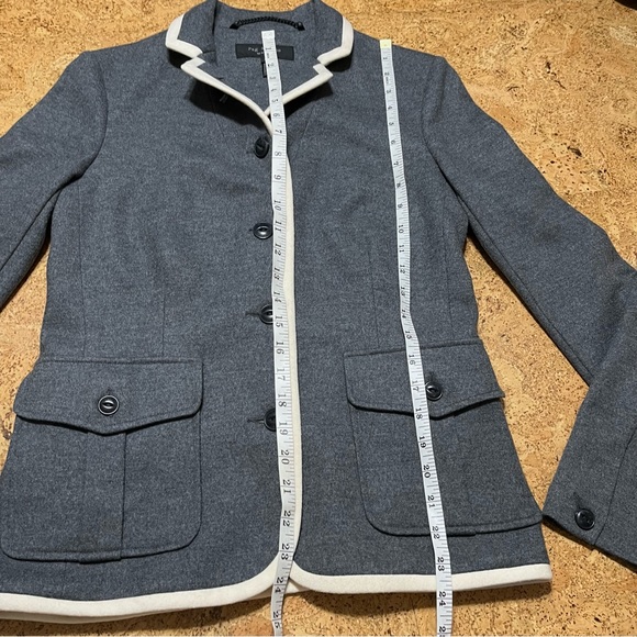 Rag & Bone 100% Wool Uni Blazer In Charcoal Gray Sz 4 - Picture 9 of 14
